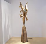 Richard Hunt Sculpture: Artwork on display at the Belian Art Center