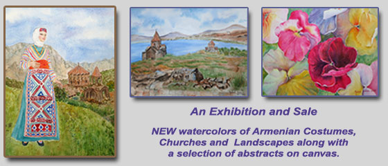 Zabel Belian Watercolors: Armenian Costume Paintings